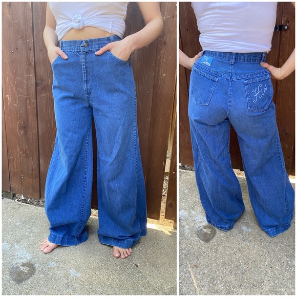 Rare, Iconic 70s Vintage Bell Bottoms, h.i.s jeans